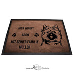 Cairn Terrier - Fußmatte - Schmutzfangmatte - 40 x 60 cm-Tierisch-tolle Geschenke-Tierisch-tolle-Geschenke