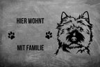 Cairn Terrier - Fußmatte - Schmutzfangmatte - 40 x 60 cm-Tierisch-tolle Geschenke-Tierisch-tolle-Geschenke