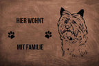 Cairn Terrier 2 - Fußmatte - Schmutzfangmatte - 40 x 60 cm-Tierisch-tolle Geschenke-Tierisch-tolle-Geschenke