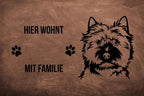 Cairn Terrier - Fußmatte - Schmutzfangmatte - 40 x 60 cm-Tierisch-tolle Geschenke-Tierisch-tolle-Geschenke