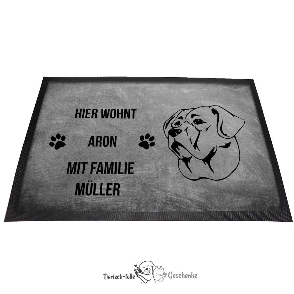 Broholmer - Fußmatte - Schmutzfangmatte - 40 x 60 cm-Tierisch-tolle Geschenke-Tierisch-tolle-Geschenke