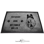 Briard - Fußmatte - Schmutzfangmatte - 40 x 60 cm-Tierisch-tolle Geschenke-Tierisch-tolle-Geschenke