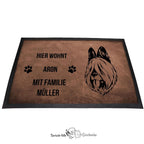 Briard - Fußmatte - Schmutzfangmatte - 40 x 60 cm-Tierisch-tolle Geschenke-Tierisch-tolle-Geschenke