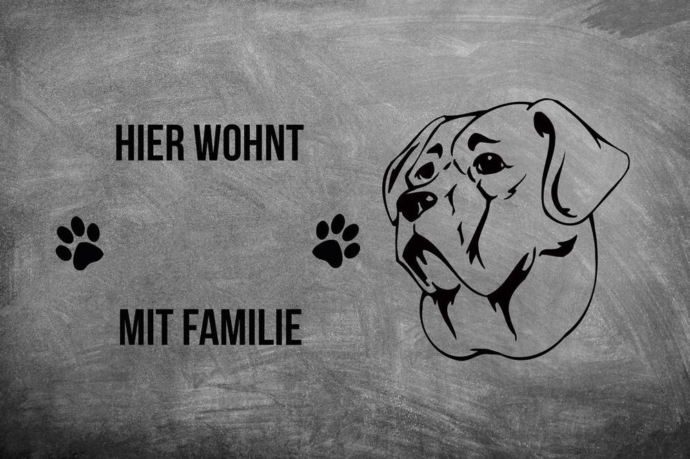 Broholmer - Fußmatte - Schmutzfangmatte - 40 x 60 cm-Tierisch-tolle Geschenke-Tierisch-tolle-Geschenke