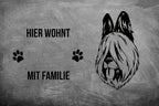 Briard - Fußmatte - Schmutzfangmatte - 40 x 60 cm-Tierisch-tolle Geschenke-Tierisch-tolle-Geschenke