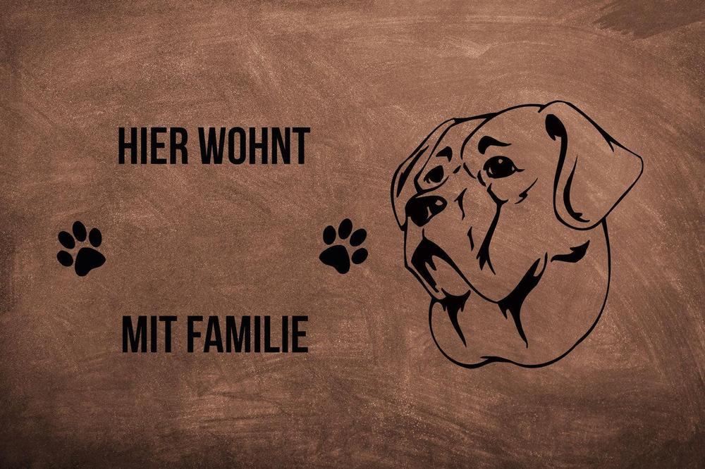 Broholmer - Fußmatte - Schmutzfangmatte - 40 x 60 cm-Tierisch-tolle Geschenke-Tierisch-tolle-Geschenke