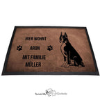 Boxer 3 - Fußmatte - Schmutzfangmatte - 40 x 60 cm-Tierisch-tolle Geschenke-Tierisch-tolle-Geschenke