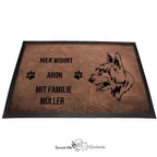 Bouvier des Flandres - Fußmatte - Schmutzfangmatte - 40 x 60 cm-Tierisch-tolle Geschenke-Tierisch-tolle-Geschenke