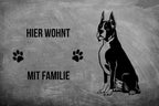 Boxer 3 - Fußmatte - Schmutzfangmatte - 40 x 60 cm-Tierisch-tolle Geschenke-Tierisch-tolle-Geschenke