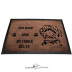 Bolonka Zwetna - Fußmatte - Schmutzfangmatte - 40 x 60 cm-Tierisch-tolle Geschenke-Tierisch-tolle-Geschenke