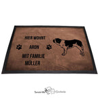Bernhardiner 2 - Fußmatte - Schmutzfangmatte - 40 x 60 cm-Tierisch-tolle Geschenke-Tierisch-tolle-Geschenke