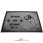 Bernhardiner - Fußmatte - Schmutzfangmatte - 40 x 60 cm-Tierisch-tolle Geschenke-Tierisch-tolle-Geschenke