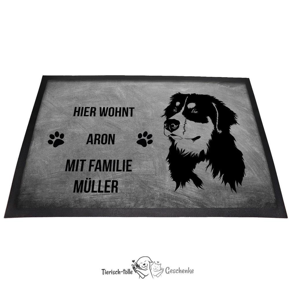Berner Sennenhund 1 - Fußmatte - Schmutzfangmatte - 40 x 60 cm-Tierisch-tolle Geschenke-Tierisch-tolle-Geschenke