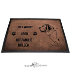 Bernhardiner - Fußmatte - Schmutzfangmatte - 40 x 60 cm-Tierisch-tolle Geschenke-Tierisch-tolle-Geschenke