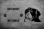 Berner Sennenhund - Fußmatte - Schmutzfangmatte - 40 x 60 cm-Tierisch-tolle Geschenke-Tierisch-tolle-Geschenke