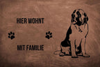 Bernhardiner 1 - Fußmatte - Schmutzfangmatte - 40 x 60 cm-Tierisch-tolle Geschenke-Tierisch-tolle-Geschenke