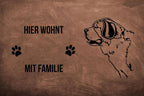Bernhardiner - Fußmatte - Schmutzfangmatte - 40 x 60 cm-Tierisch-tolle Geschenke-Tierisch-tolle-Geschenke