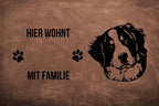 Berner Sennenhund 3 - Fußmatte - Schmutzfangmatte - 40 x 60 cm-Tierisch-tolle Geschenke-Tierisch-tolle-Geschenke