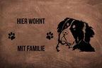 Berner Sennenhund - Fußmatte - Schmutzfangmatte - 40 x 60 cm-Tierisch-tolle Geschenke-Tierisch-tolle-Geschenke