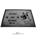 Belgischer Schäferhund 1 Malinois - Fußmatte - Schmutzfangmatte - 40 x 60 cm-Tierisch-tolle Geschenke-Tierisch-tolle-Geschenke
