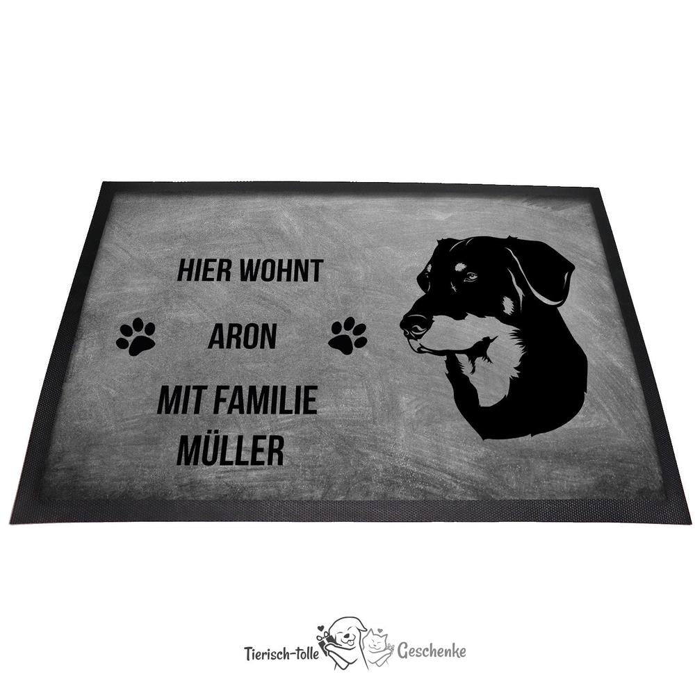 Beauceron 1 - Fußmatte - Schmutzfangmatte - 40 x 60 cm-Tierisch-tolle Geschenke-Tierisch-tolle-Geschenke