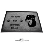Beauceron 1 - Fußmatte - Schmutzfangmatte - 40 x 60 cm-Tierisch-tolle Geschenke-Tierisch-tolle-Geschenke