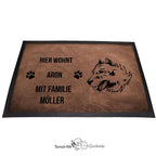 Belgischer Schäferhund Laekenois - Fußmatte - Schmutzfangmatte - 40 x 60 cm-Tierisch-tolle Geschenke-Tierisch-tolle-Geschenke