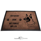 Belgischer Schäferhund 1 Malinois - Fußmatte - Schmutzfangmatte - 40 x 60 cm-Tierisch-tolle Geschenke-Tierisch-tolle-Geschenke