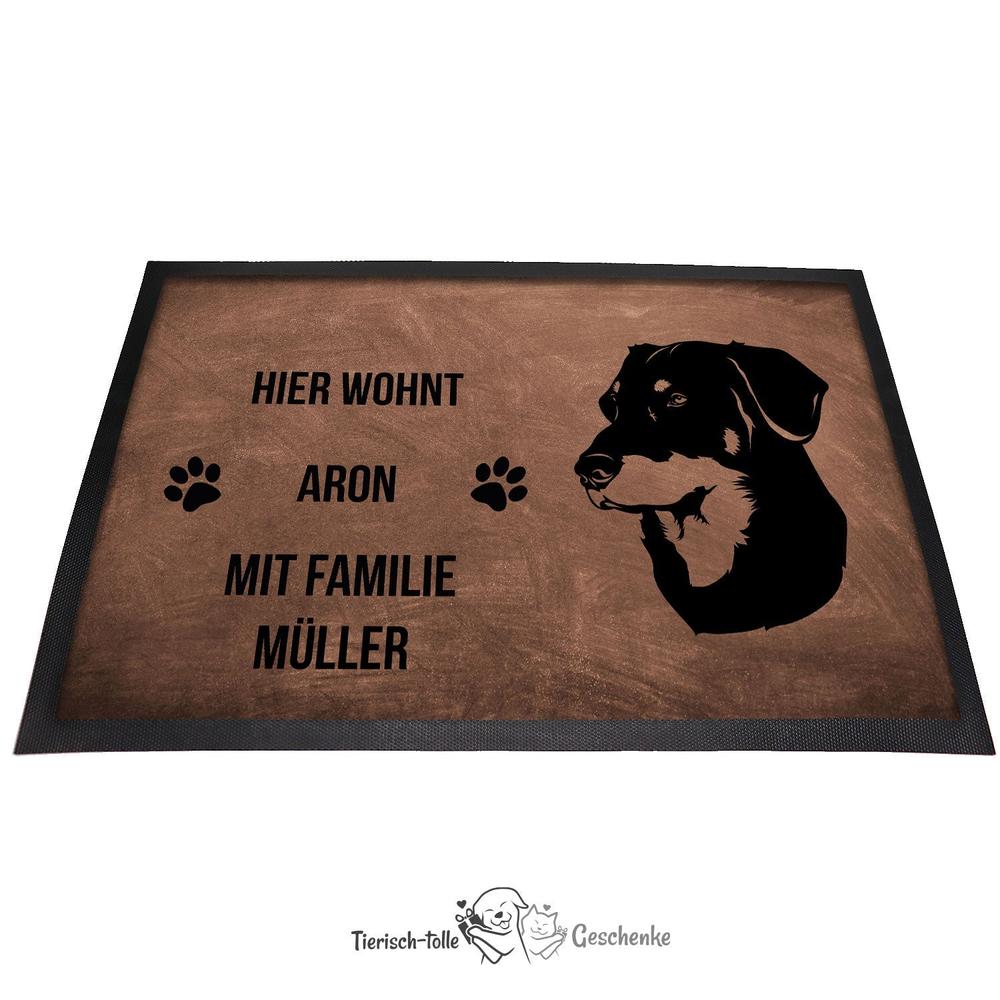 Beauceron 1 - Fußmatte - Schmutzfangmatte - 40 x 60 cm-Tierisch-tolle Geschenke-Tierisch-tolle-Geschenke