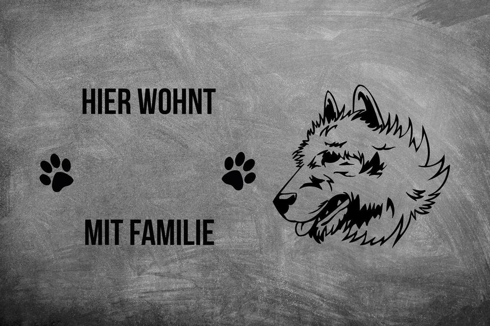Belgischer Schäferhund Laekenois - Fußmatte - Schmutzfangmatte - 40 x 60 cm-Tierisch-tolle Geschenke-Tierisch-tolle-Geschenke