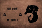 Beauceron 1 - Fußmatte - Schmutzfangmatte - 40 x 60 cm-Tierisch-tolle Geschenke-Tierisch-tolle-Geschenke