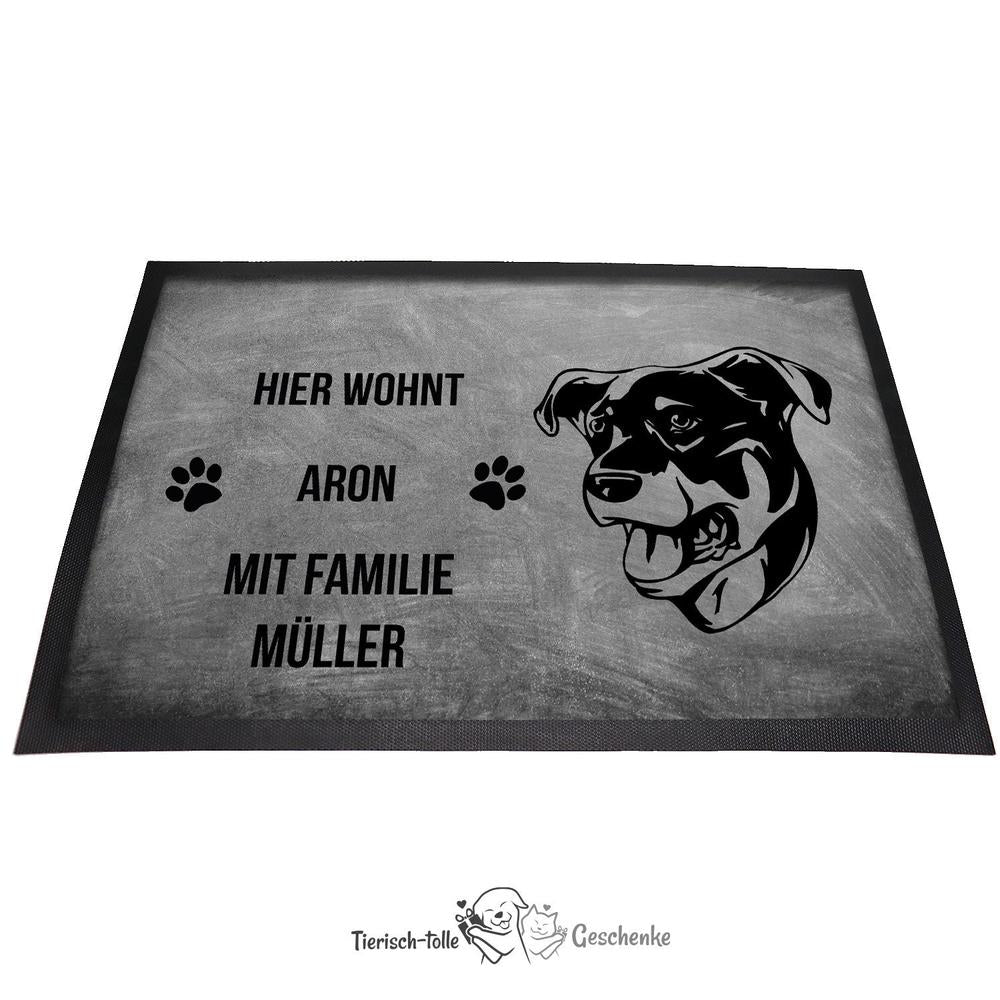 Beauceron - Fußmatte - Schmutzfangmatte - 40 x 60 cm-Tierisch-tolle Geschenke-Tierisch-tolle-Geschenke