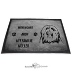 Bearded Collie 2 - Fußmatte - Schmutzfangmatte - 40 x 60 cm-Tierisch-tolle Geschenke-Tierisch-tolle-Geschenke