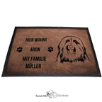 Bearded Collie 2 - Fußmatte - Schmutzfangmatte - 40 x 60 cm-Tierisch-tolle Geschenke-Tierisch-tolle-Geschenke