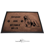 Bearded Collie - Fußmatte - Schmutzfangmatte - 40 x 60 cm-Tierisch-tolle Geschenke-Tierisch-tolle-Geschenke