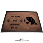 Beagle 4 - Fußmatte - Schmutzfangmatte - 40 x 60 cm-Tierisch-tolle Geschenke-Tierisch-tolle-Geschenke