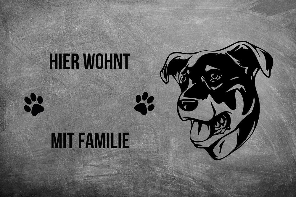 Beauceron - Fußmatte - Schmutzfangmatte - 40 x 60 cm-Tierisch-tolle Geschenke-Tierisch-tolle-Geschenke