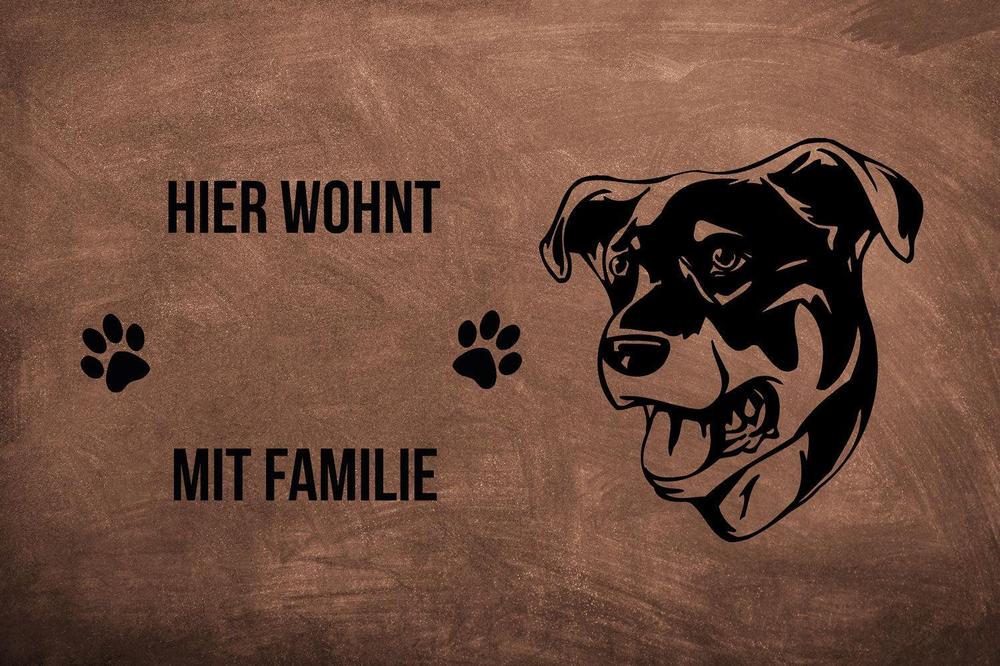 Beauceron - Fußmatte - Schmutzfangmatte - 40 x 60 cm-Tierisch-tolle Geschenke-Tierisch-tolle-Geschenke