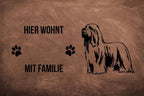 Bearded Collie - Fußmatte - Schmutzfangmatte - 40 x 60 cm-Tierisch-tolle Geschenke-Tierisch-tolle-Geschenke