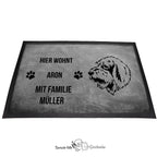 Basset Griffon Vendeén - Fußmatte - Schmutzfangmatte - 40 x 60 cm-Tierisch-tolle Geschenke-Tierisch-tolle-Geschenke