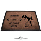 Beagle 1 - Fußmatte - Schmutzfangmatte - 40 x 60 cm-Tierisch-tolle Geschenke-Tierisch-tolle-Geschenke