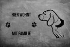 Beagle 2 - Fußmatte - Schmutzfangmatte - 40 x 60 cm-Tierisch-tolle Geschenke-Tierisch-tolle-Geschenke