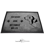 Basset - Fußmatte - Schmutzfangmatte - 40 x 60 cm-Tierisch-tolle Geschenke-Tierisch-tolle-Geschenke