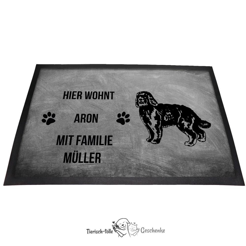 Barbet - Fußmatte - Schmutzfangmatte - 40 x 60 cm-Tierisch-tolle Geschenke-Tierisch-tolle-Geschenke