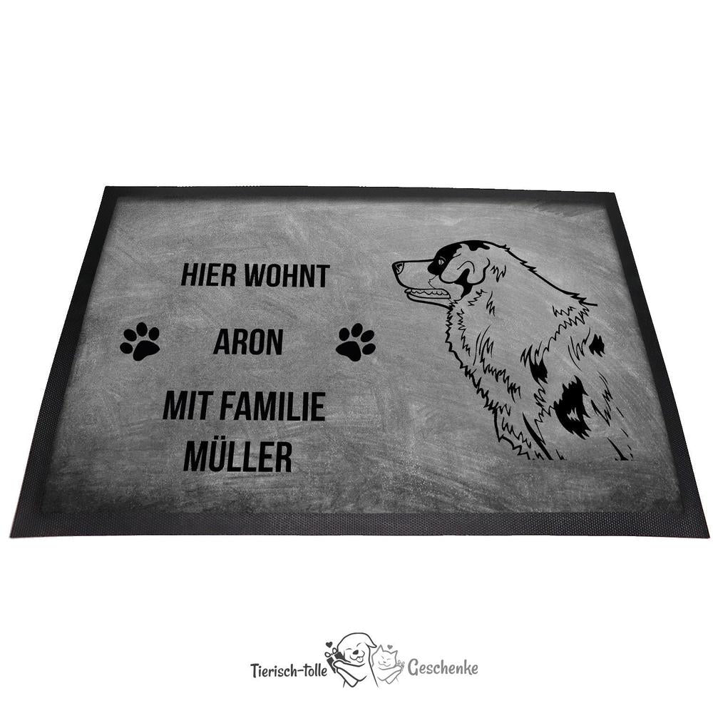 Australian Shepherd 2 - Fußmatte - Schmutzfangmatte - 40 x 60 cm-Tierisch-tolle Geschenke-Tierisch-tolle-Geschenke