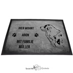 Australian Shepherd 2 - Fußmatte - Schmutzfangmatte - 40 x 60 cm-Tierisch-tolle Geschenke-Tierisch-tolle-Geschenke