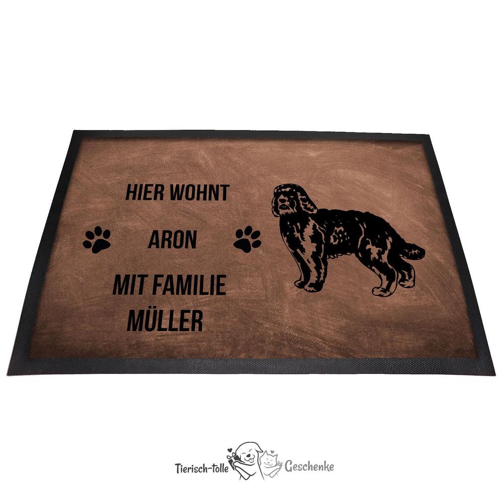 Barbet - Fußmatte - Schmutzfangmatte - 40 x 60 cm-Tierisch-tolle Geschenke-Tierisch-tolle-Geschenke