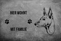 Basenji - Fußmatte - Schmutzfangmatte - 40 x 60 cm-Tierisch-tolle Geschenke-Tierisch-tolle-Geschenke