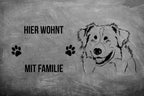Australian Shepherd - Fußmatte - Schmutzfangmatte - 40 x 60 cm-Tierisch-tolle Geschenke-Tierisch-tolle-Geschenke
