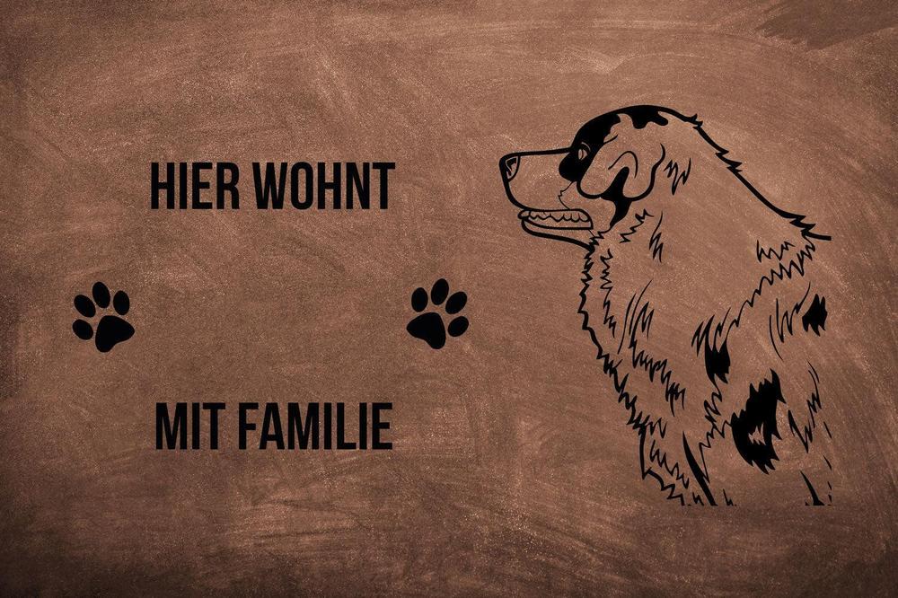 Australian Shepherd 2 - Fußmatte - Schmutzfangmatte - 40 x 60 cm-Tierisch-tolle Geschenke-Tierisch-tolle-Geschenke